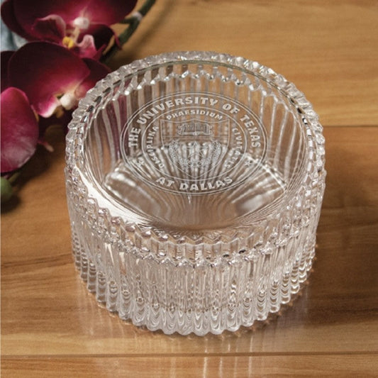 Decorative Candy or Trinket Dish with Lid ~ Avalon - Personalized Engraved Gifts