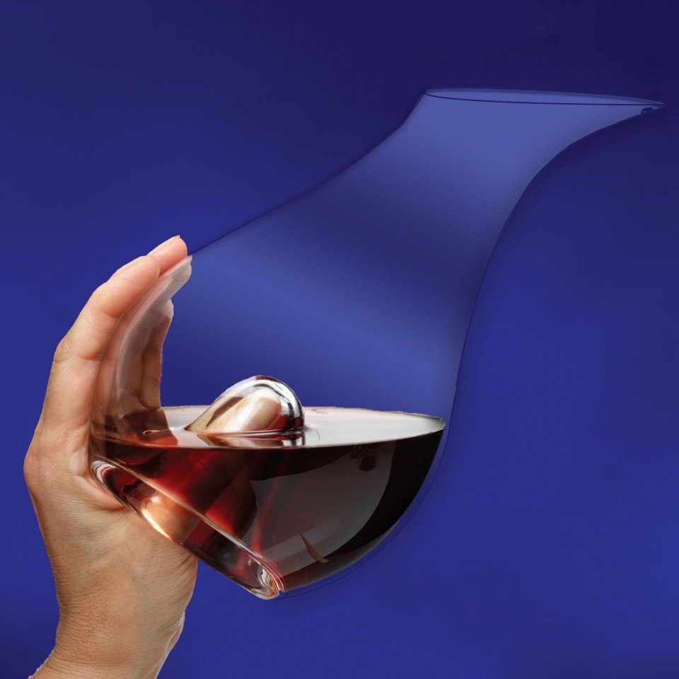 Crystal Wine Carafe / Decanter with Punt Engraved ~ Alba - Personalized Engraved Gifts