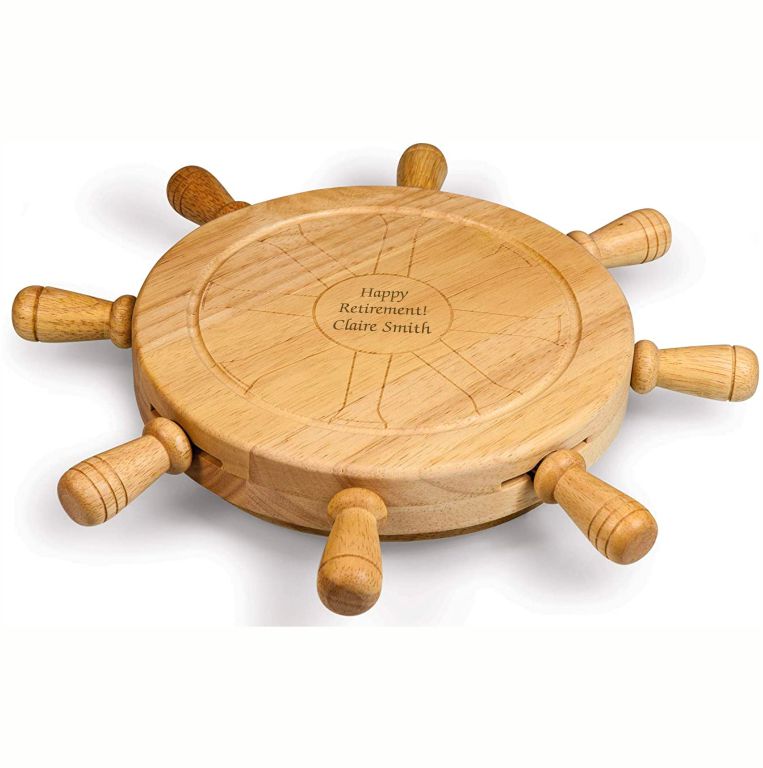 Engraved Mariner Cheese Board - Laser Engraved - Personalized Engraved Gifts