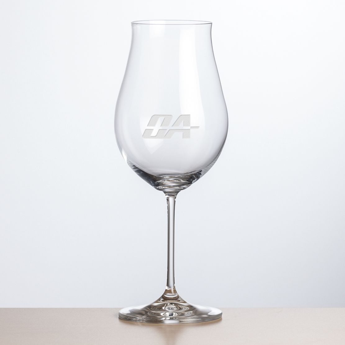 Engraved Wine Glass - Tulip Style Set of Two - Personalized Engraved Gifts
