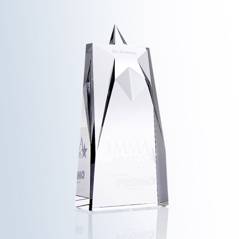 Engraved Crystal Star with Attitude - Personalized Engraved Gifts