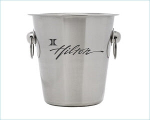 Small Engraved Stainless Steel Half-Bottle Wine Cooler Bolla - Personalized Engraved Gifts