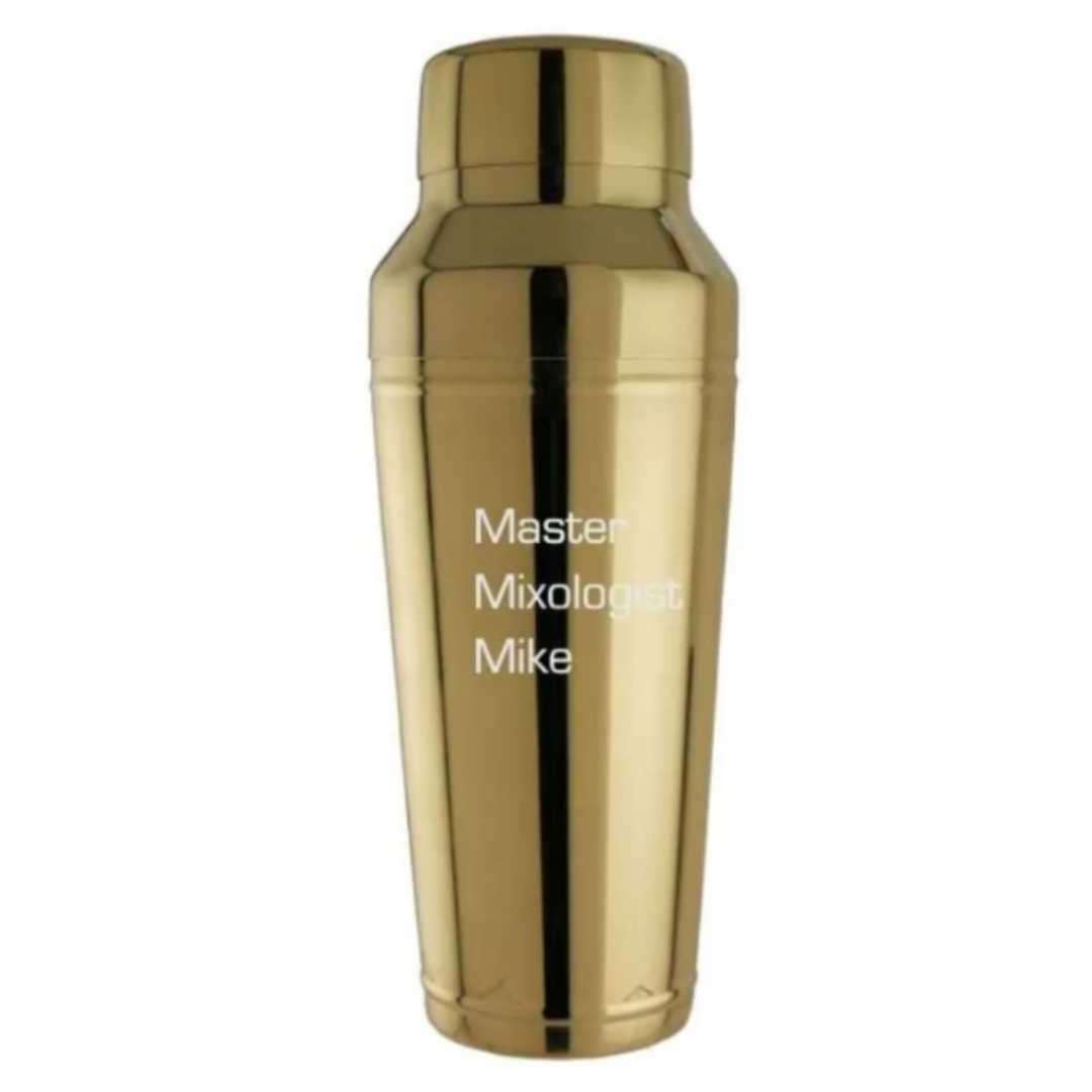 24 oz Stainless Steel Cocktail Shakers Gold