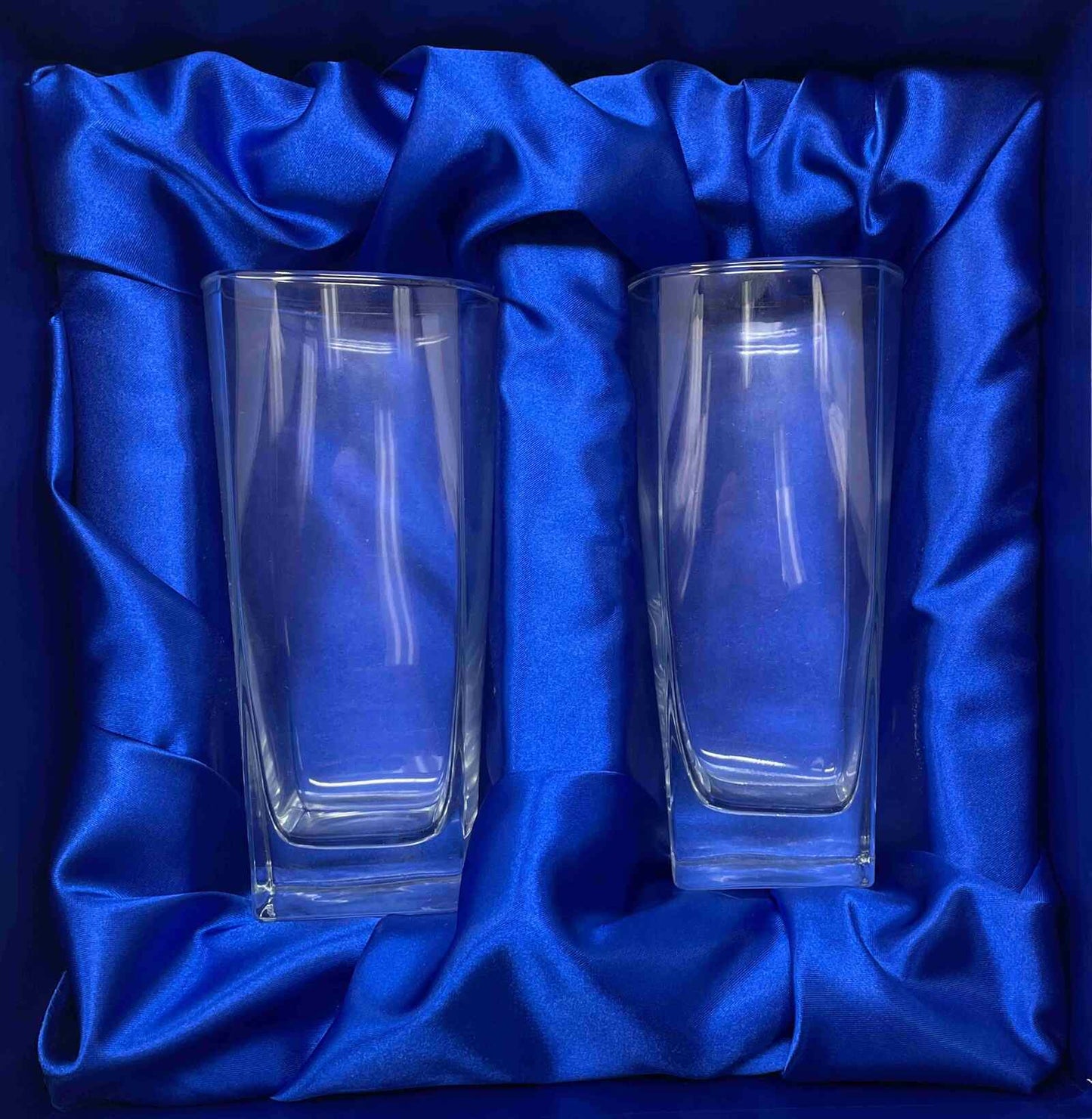 Set of 2 square hiball glass in gift box
