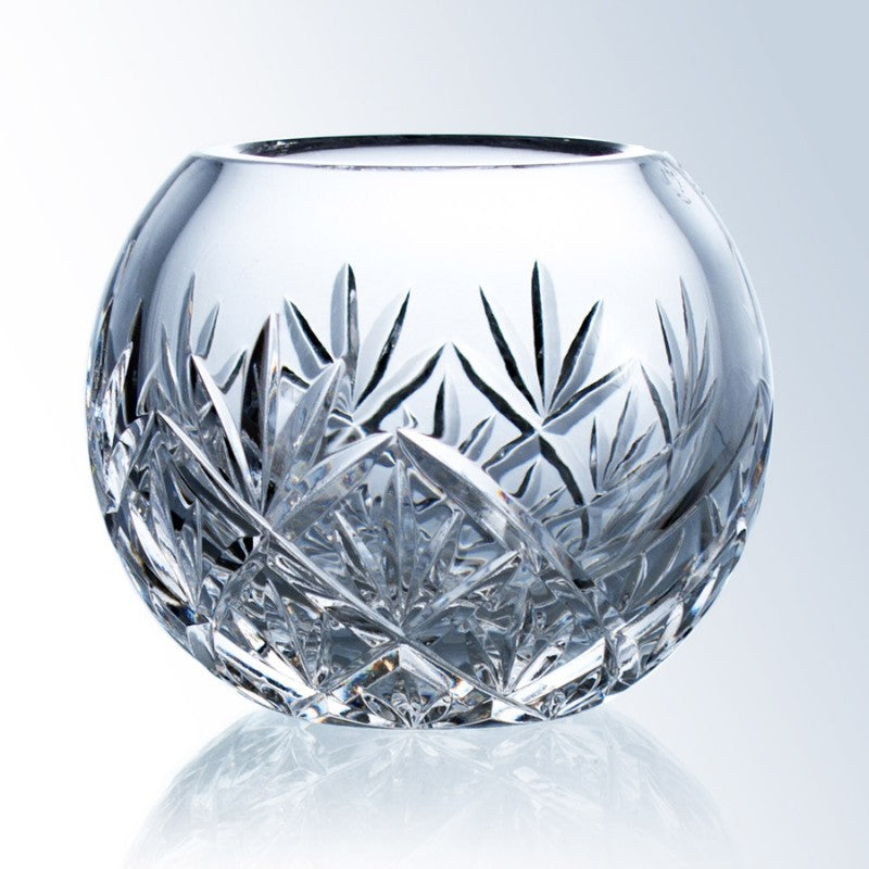 Lead Crystal Hand Cut and Personalized ~ Rose Bowl - Personalized Engraved Gifts
