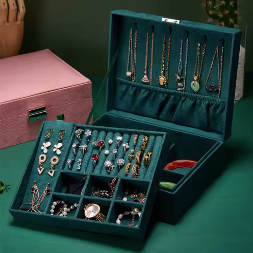 Cancan Velvet Personalized Jewelry Box Organizer