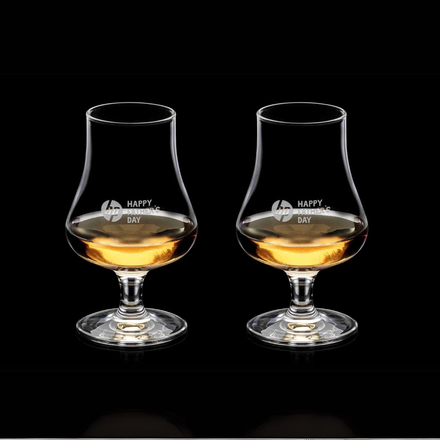 Coffret de dégustation de whisky Glencairn gravé - Lot de 2