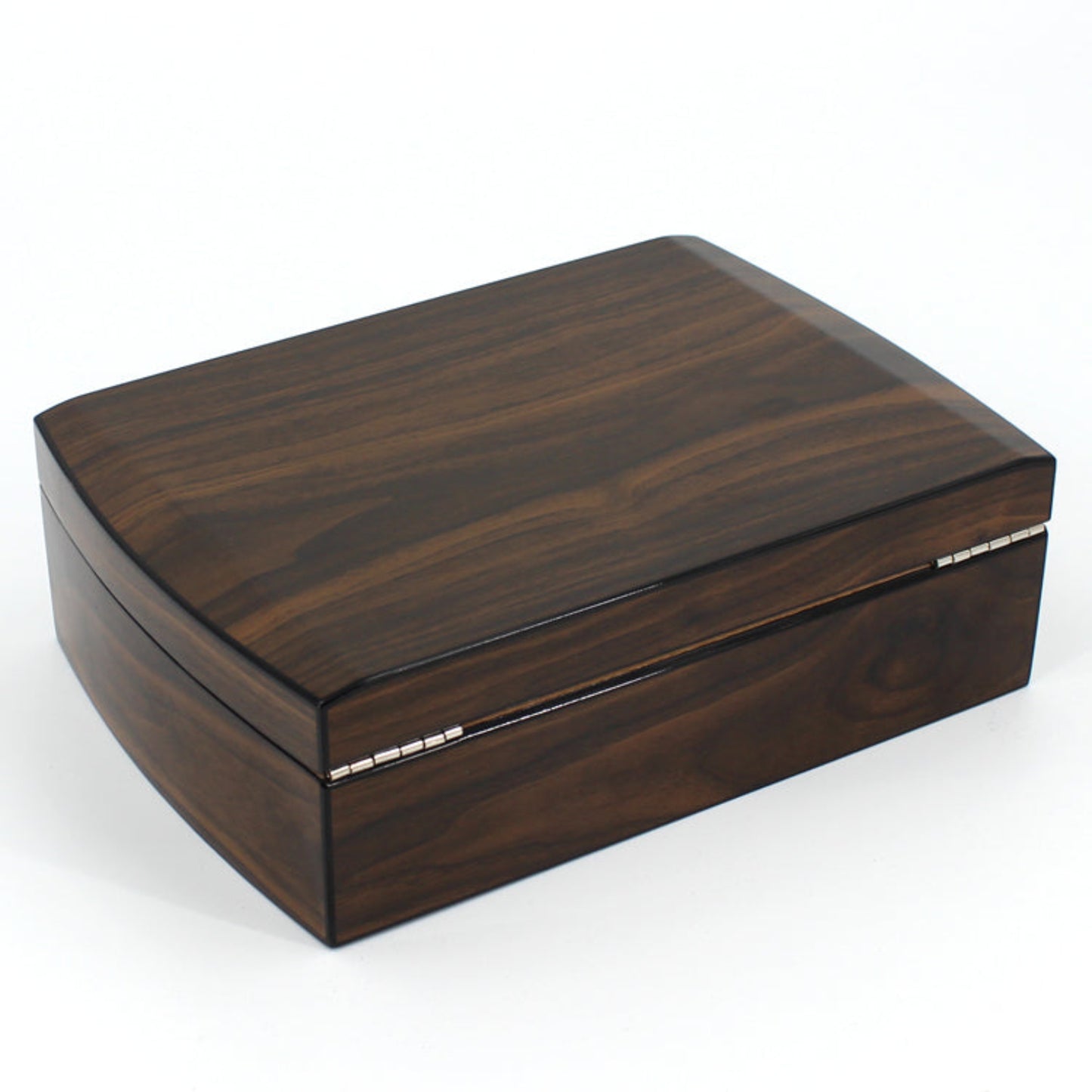 humidor back view of hinges