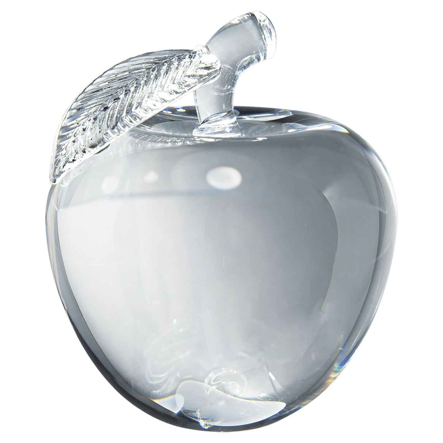 Personalized Crystal Apple Award Paperweight ~ Cayford