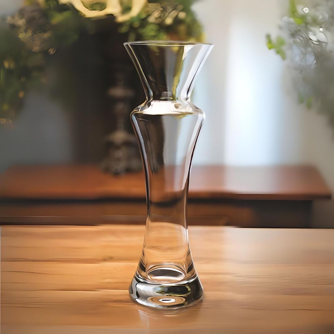 Curvy and Chic Engraved Glass Bud Vase ~ Asburn - Personalized Engraved Gifts