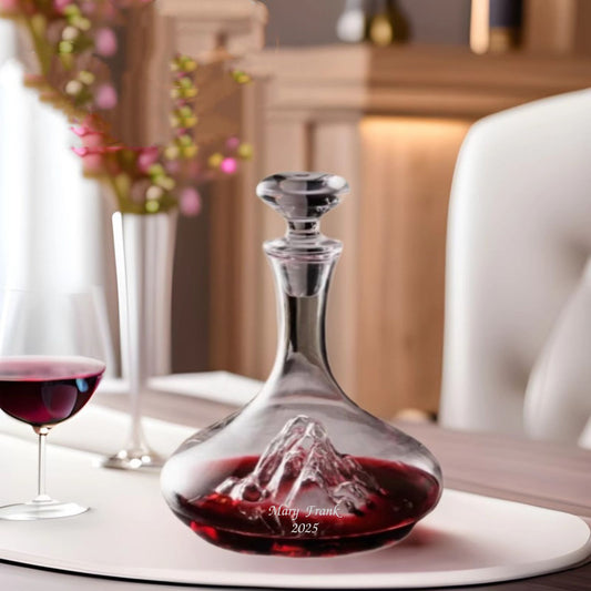 wine decanter with stopper ice berg punt