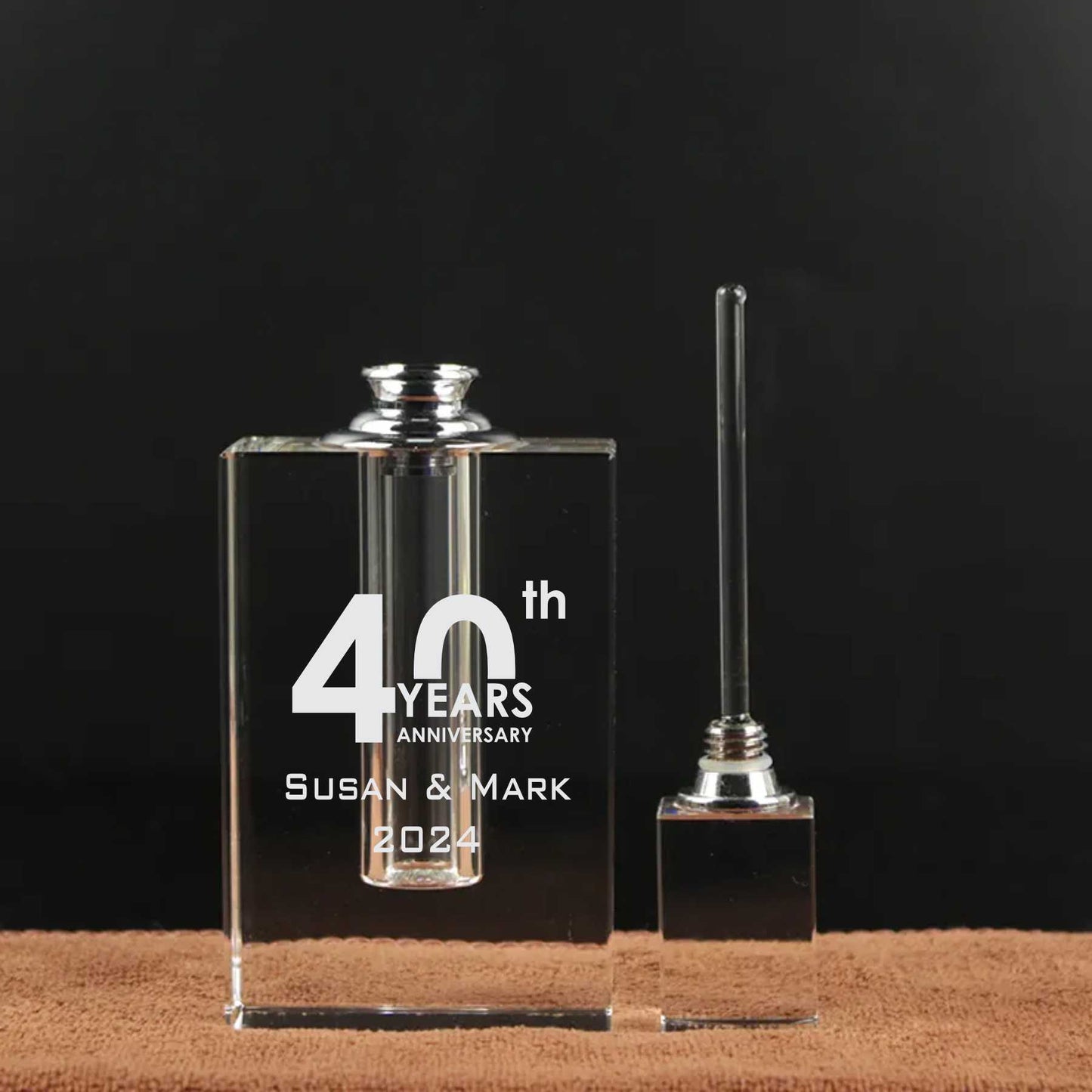 Flacon de parfum en cristal élégant personnalisé - Donna