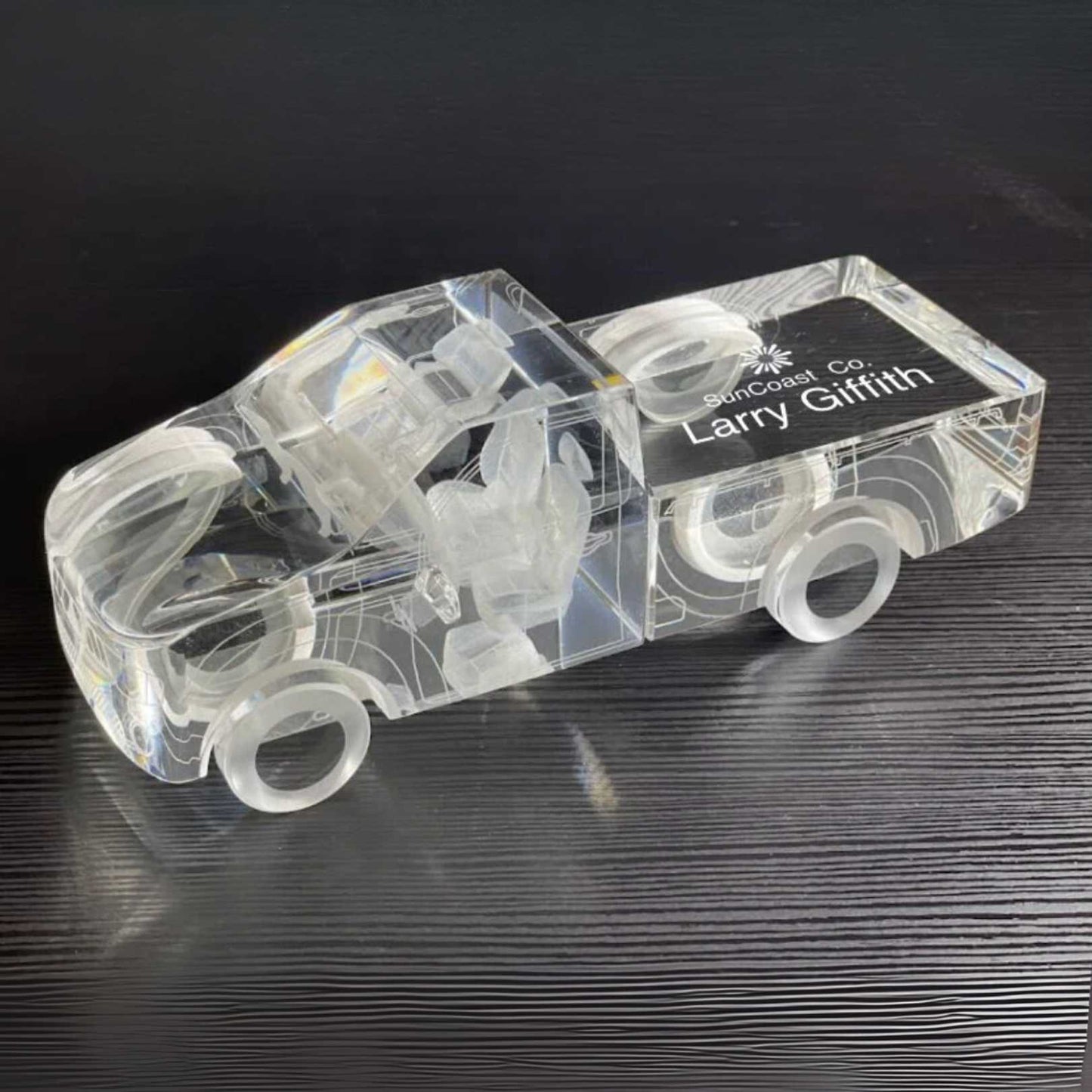 crystal truck award accessory