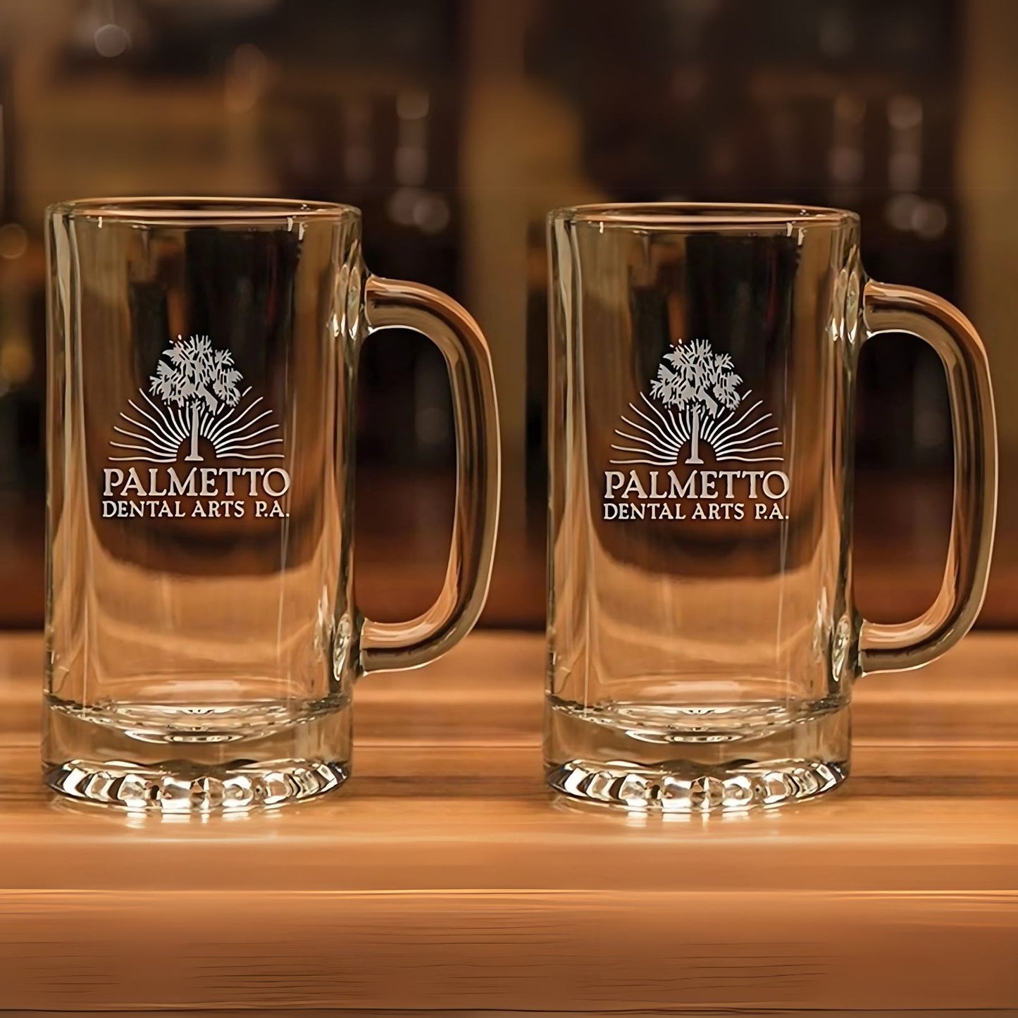 Vaso de cerveza personalizado grabado