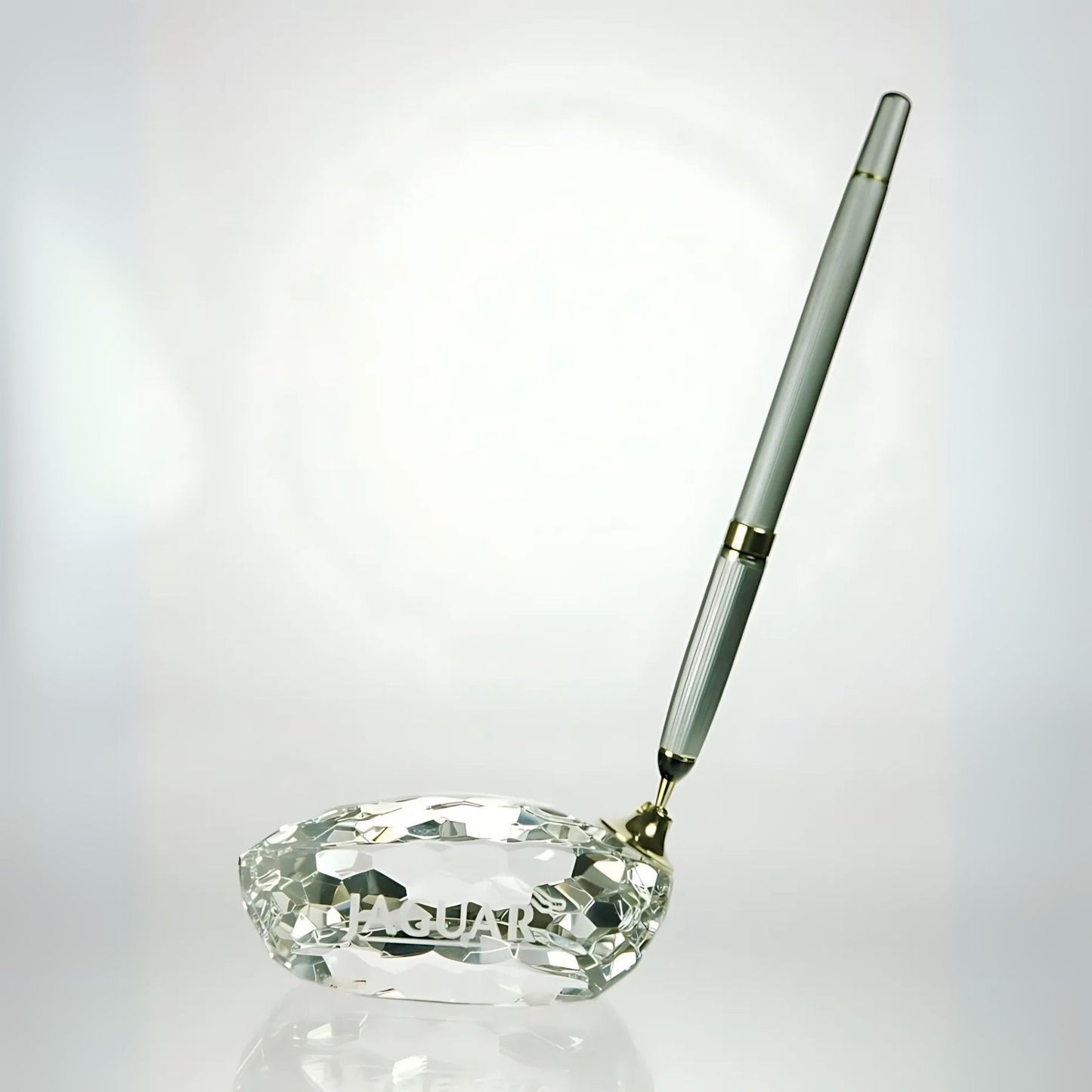crystal golf driver pen set engraved