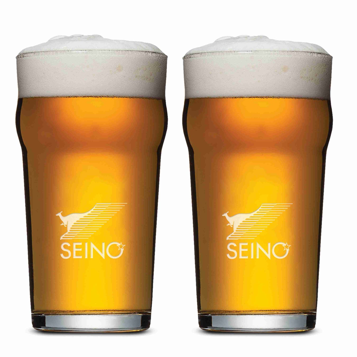 Vaso de cerveza personalizado grabado