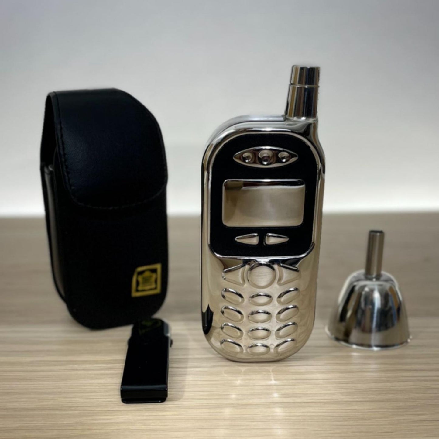 stainless steel flask cell phone