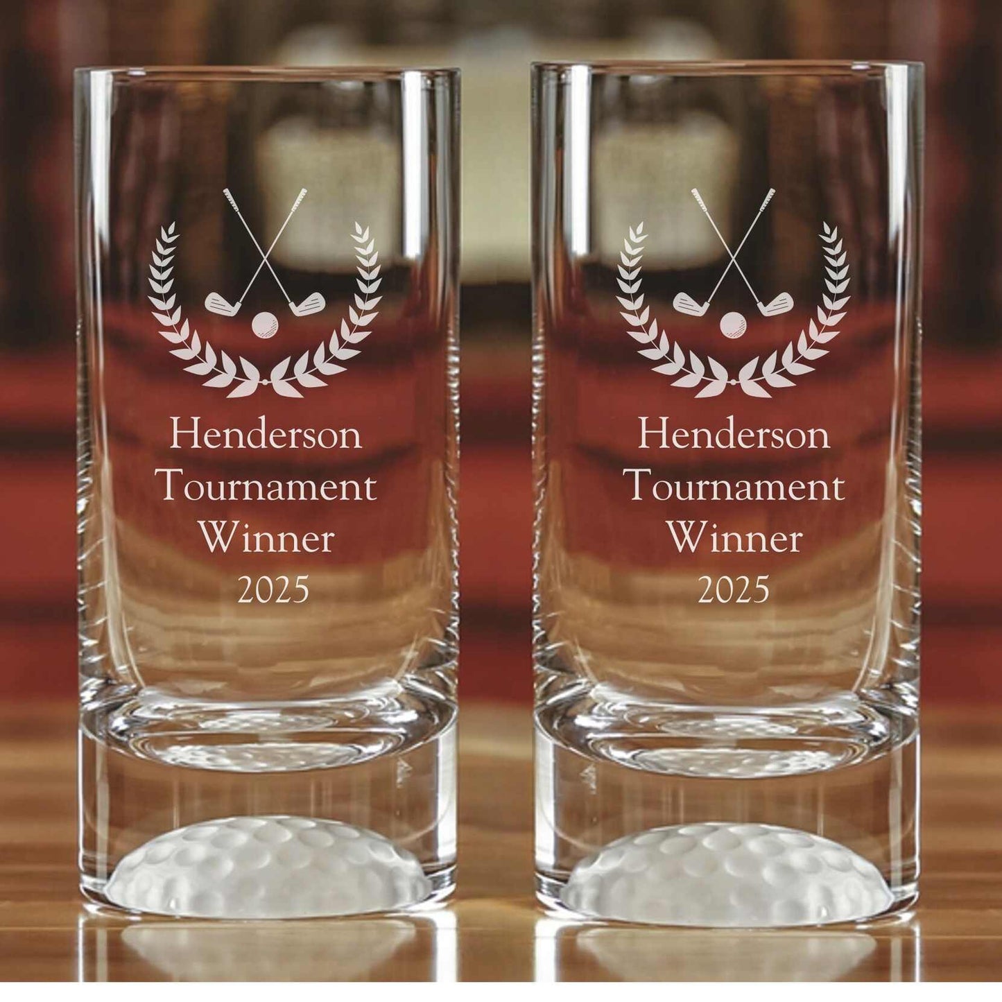 Verre à bière de golf personnalisé