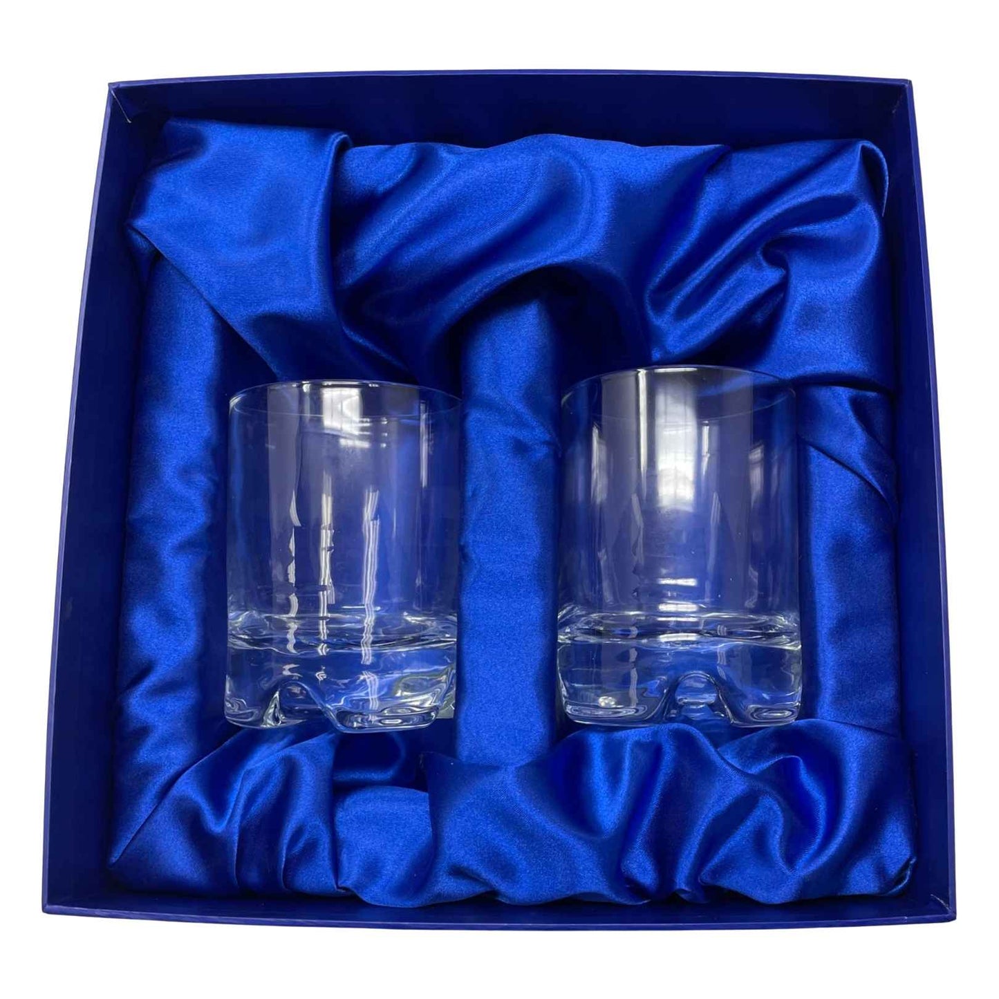 Set of 2 On the Rocks Glasses with Molded Base ~ Napoli