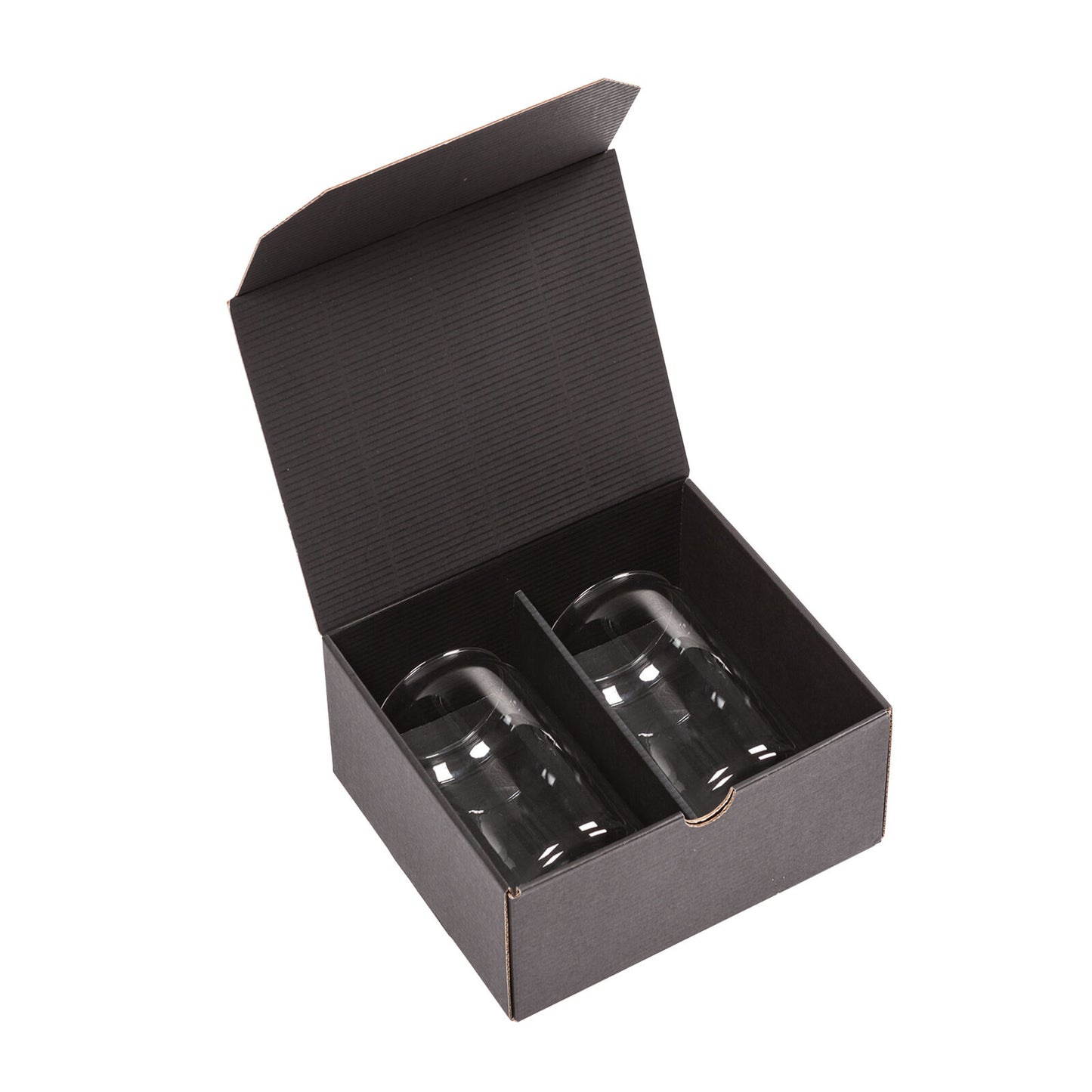 Jarra de cerveza de cristal grabada de 15 oz