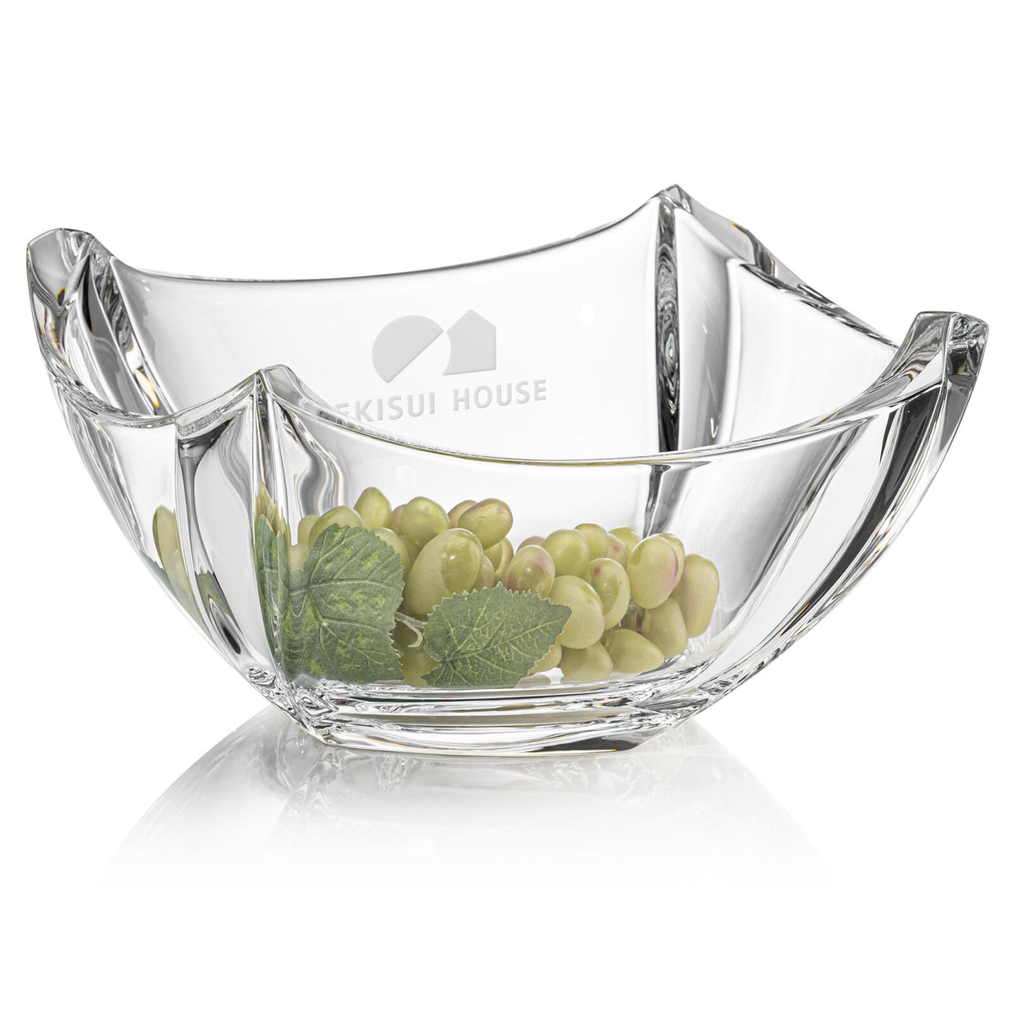Cuenco cuadrado de cristal personalizado ~ Contour