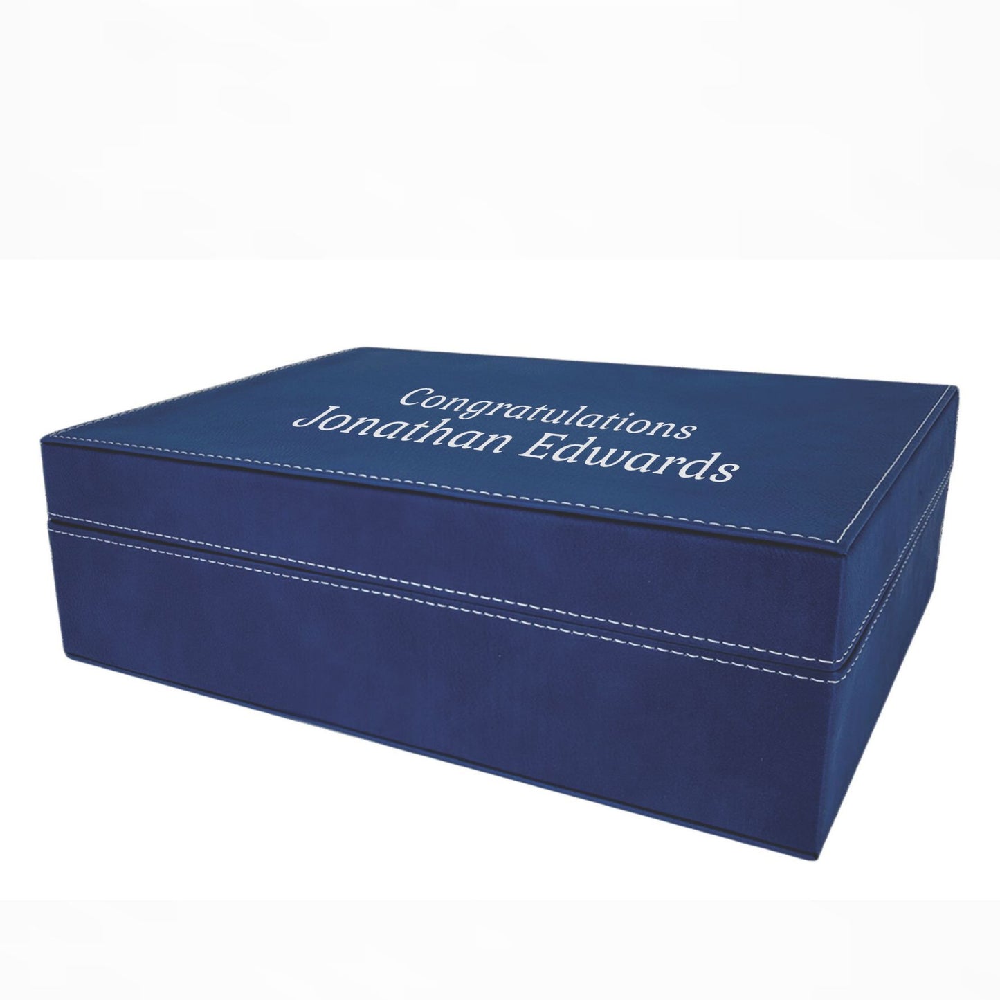 Laserable Vegan Leather Gift Box: Elevate Your Gifting ~ Hayes
