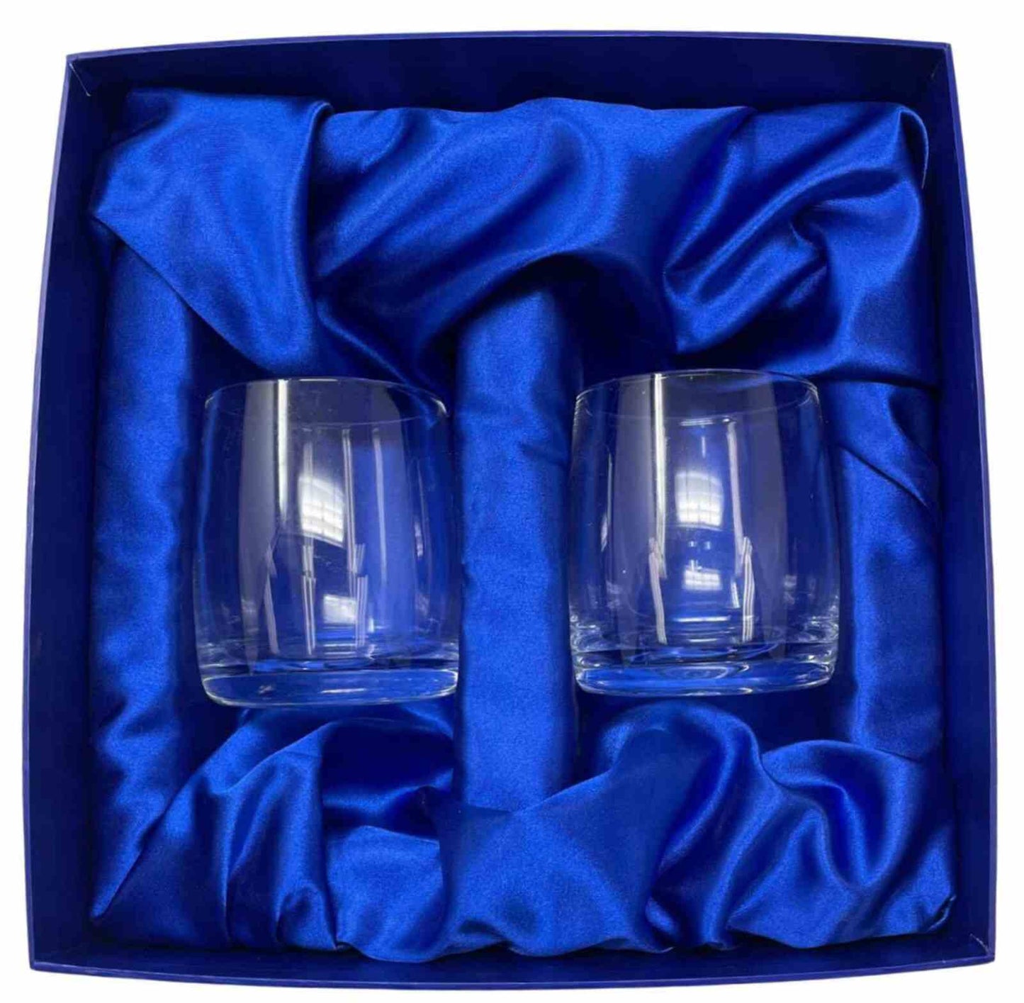 Elegantes vasos de whisky personalizados grabados (juego de 2) ~ Zenith
