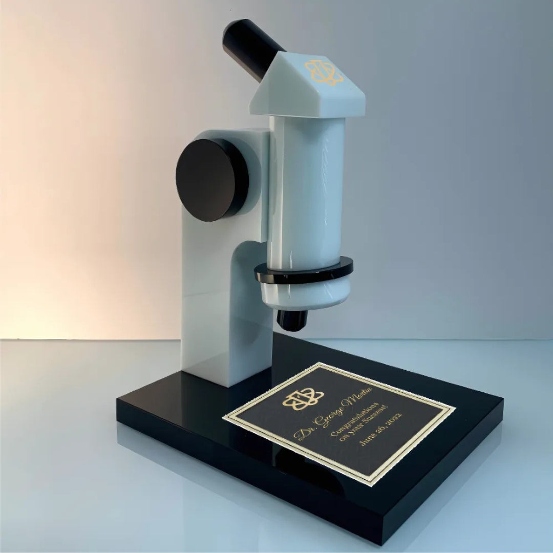 Microscope Statue Honoring Excellence: A Guide to Personalized Gifts for Scholars, Resea ...