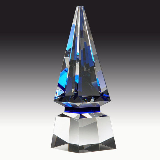 Crystal Blue Inspire Award The Enterprise - Personalized Engraved Gifts