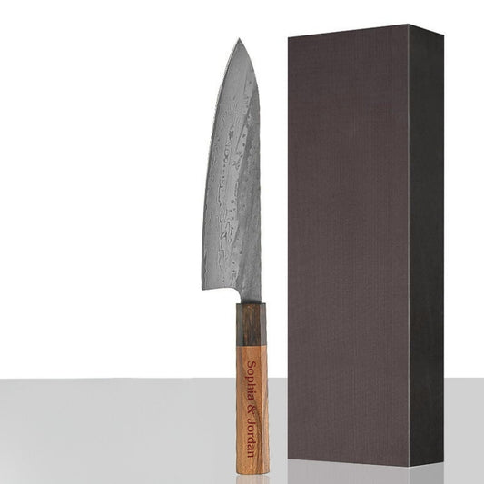 Chef Knife Personalized Wooden Handle
