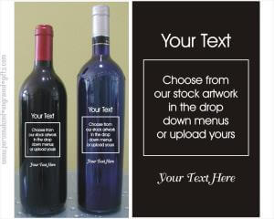 Design your Own Engraved Wine Bottle - Personalized Engraved Gifts