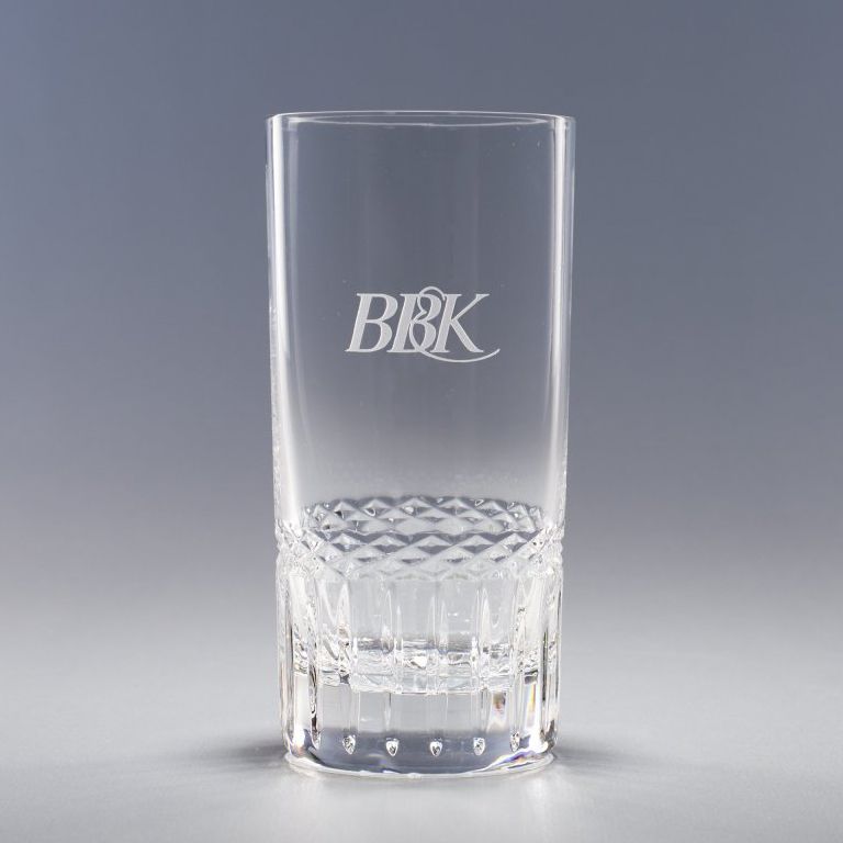 Hand Cut Crystal Whiskey Hi-Ball Glasses - Singular - Personalized Engraved Gifts