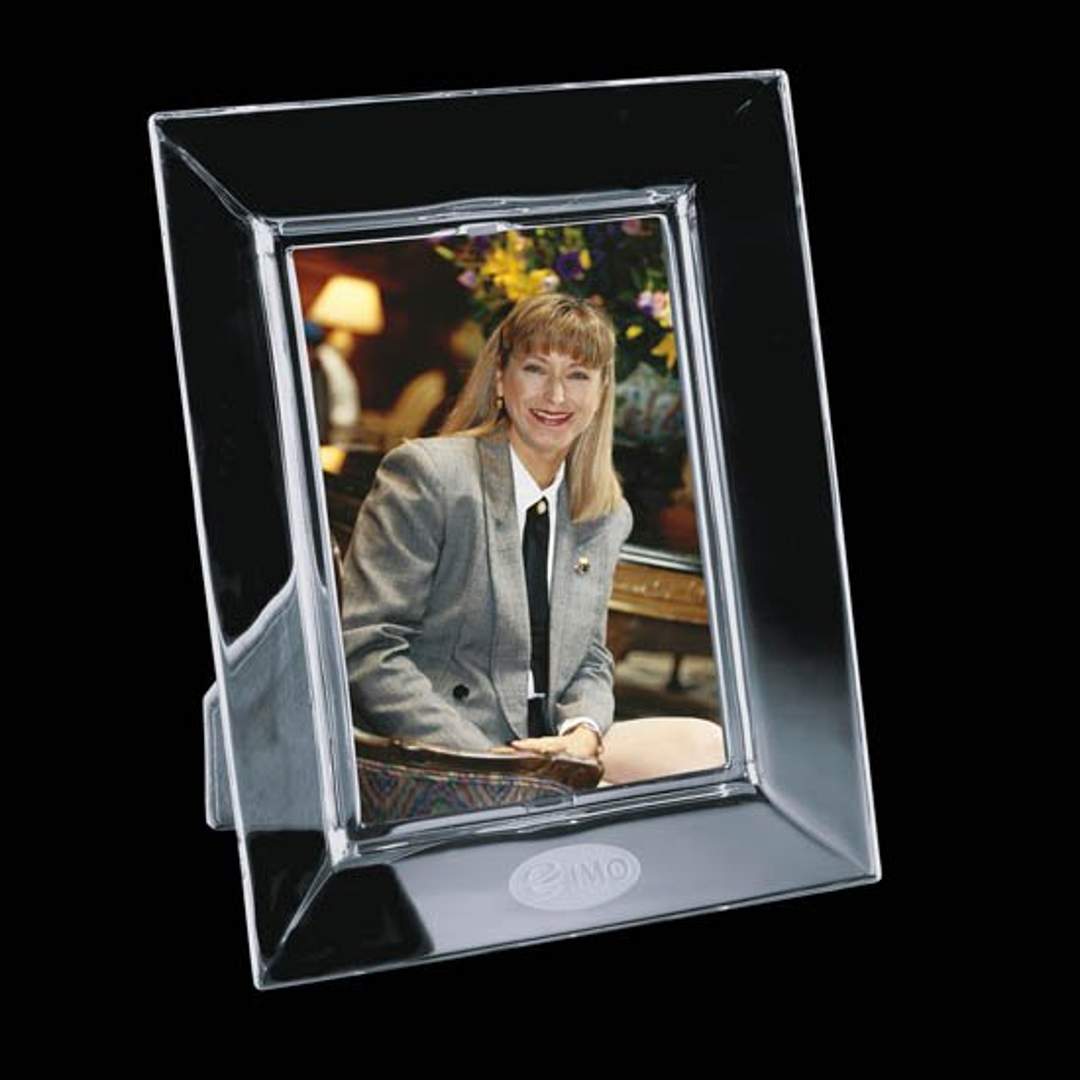 Etched Lead Crystal Picture Frames - Personalized Engraved Gifts