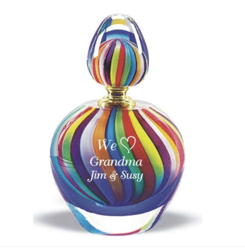 Engraved Perfume Bottles Rainbow - Personalized Engraved Gifts