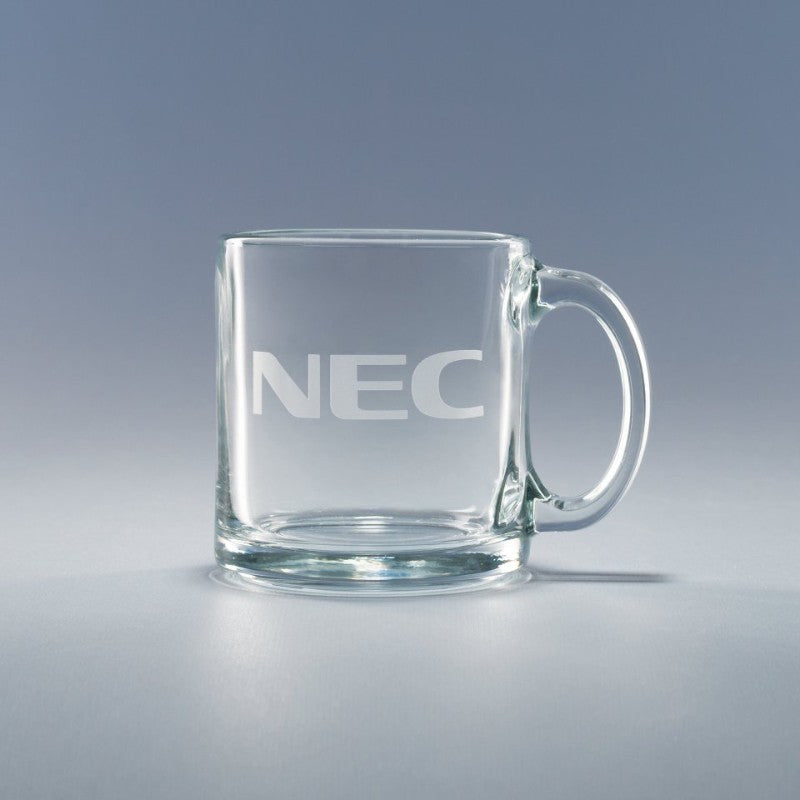 Glass Coffee Mugs Custom Engraved Set of 2 ~ Bourbon - Personalized Engraved Gifts