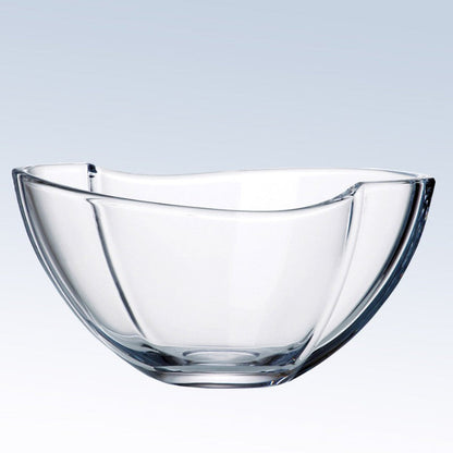 Engraved Crystal Ribbon Bowl ~ Bailey - Personalized Engraved Gifts