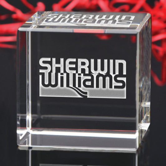 Engraved Cube Paperweights - Personalized Engraved Gifts