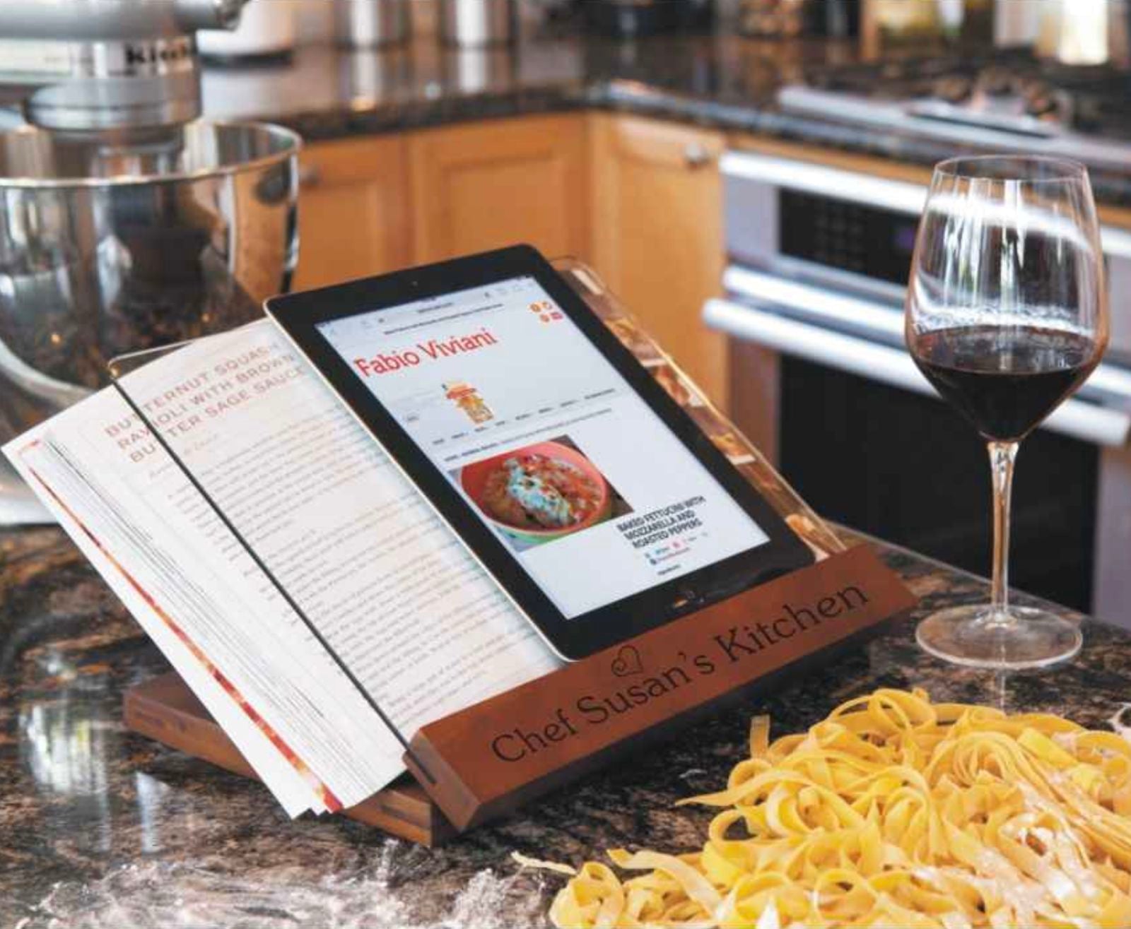 Personalized Cookbook Stand for Your Favorite Cook - Personalized Engraved Gifts