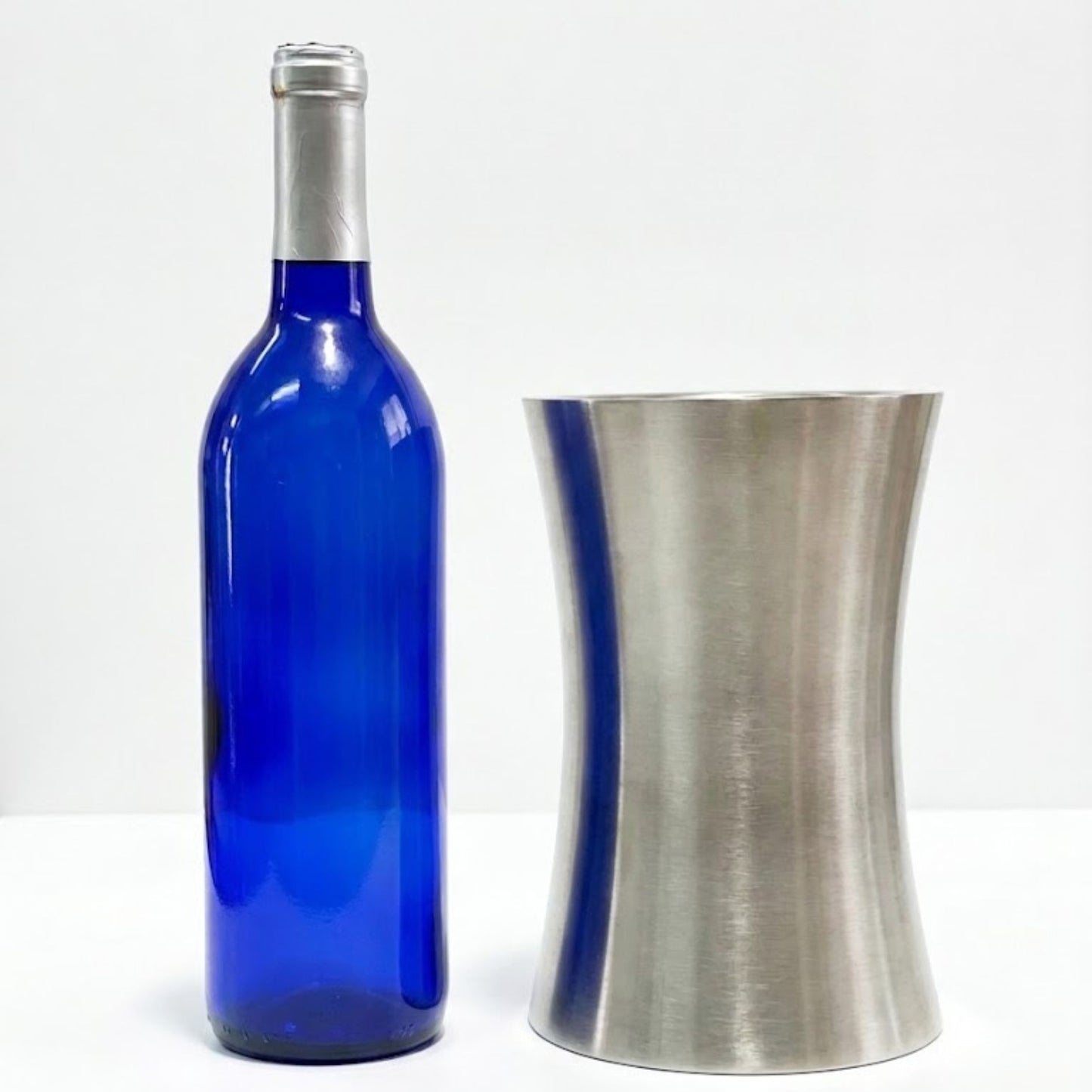 Seau à vin personnalisé gravé en diagonale Elsa