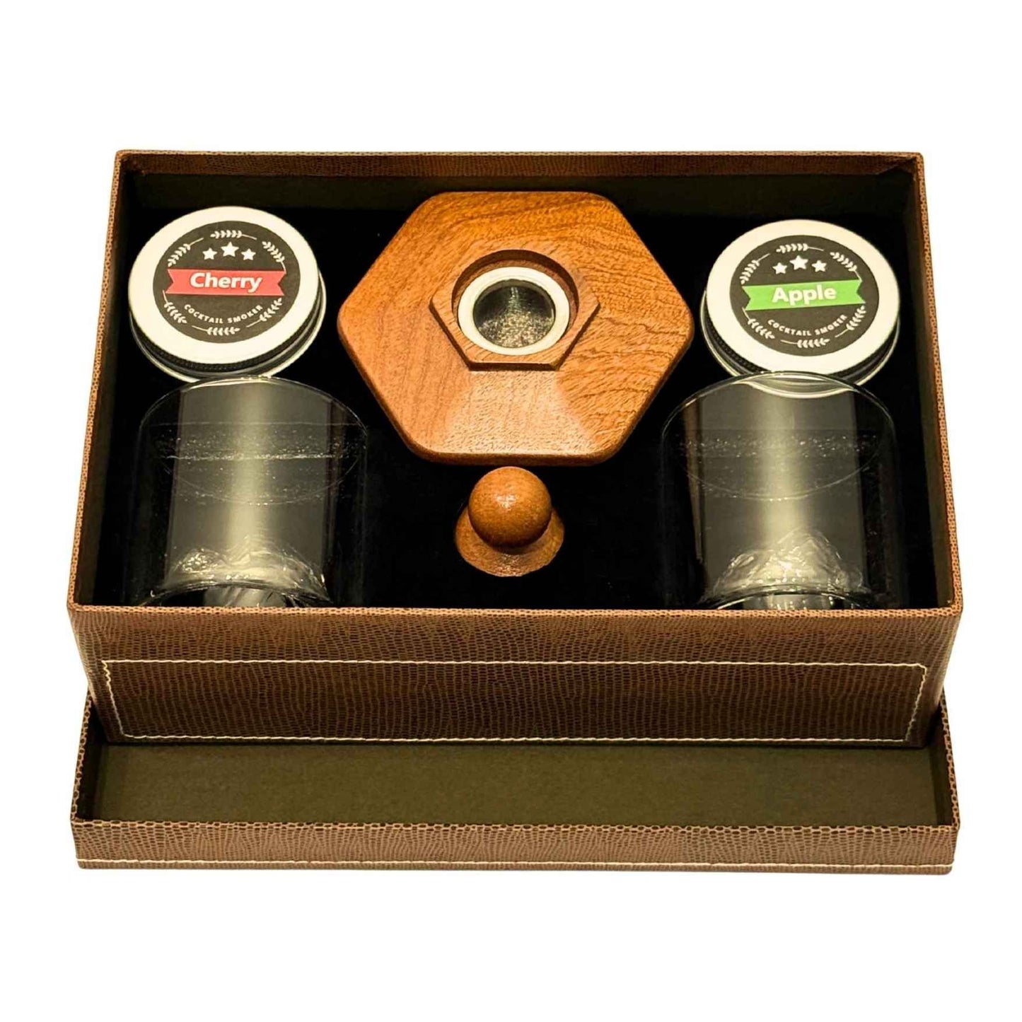 Smoker kit  with 2 Whiskey Taster Glasses