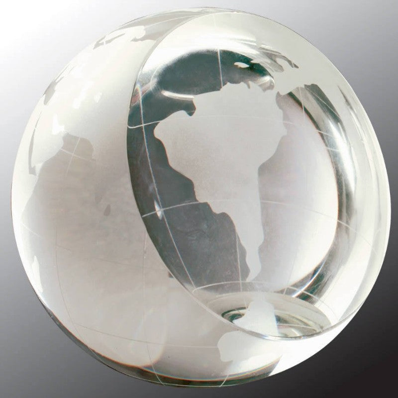 Globe Sphere Engraved Paperweights - Personalized Engraved Gifts