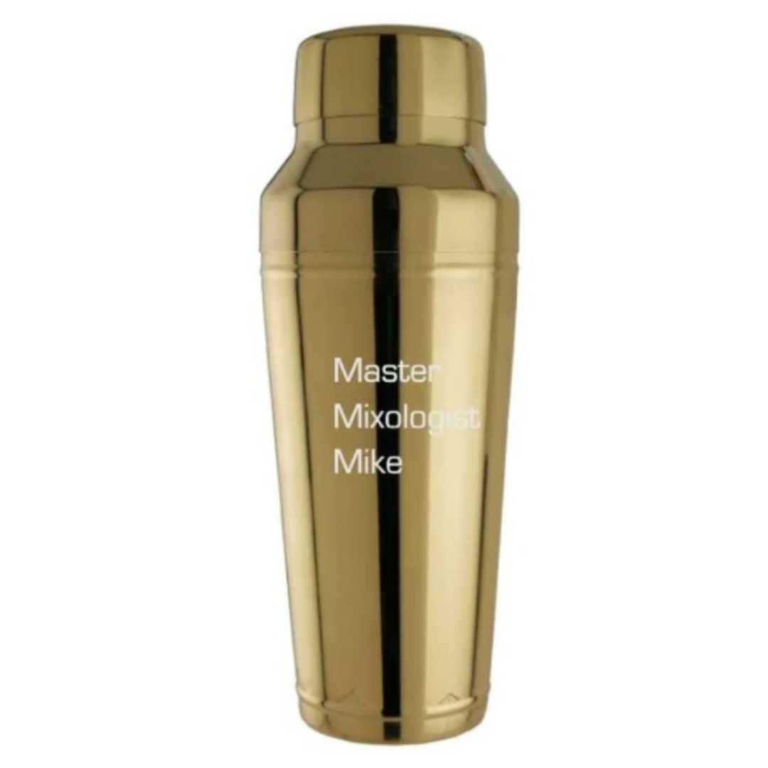 24 oz Stainless Steel Cocktail Shakers ~ Sidecar - Personalized Engraved Gifts