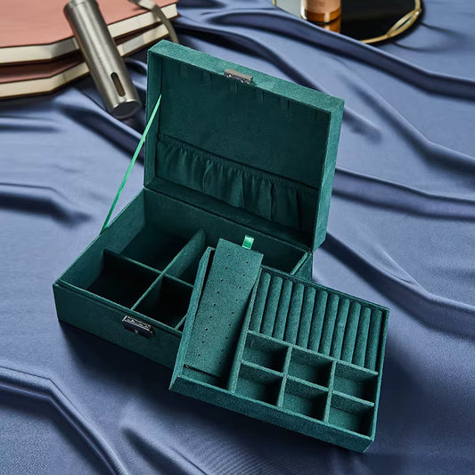 Cancan Velvet Personalized Jewelry Box Organizer