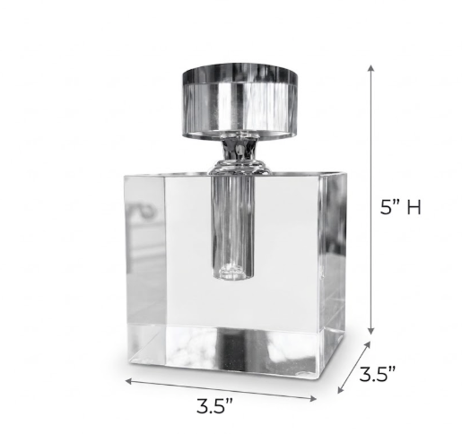 Frasco de perfume de cristal modernista personalizado - Tia