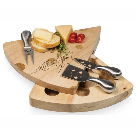 Laser Engraved Swiss Cheese Cutting Board - Personalized Engraved Gifts