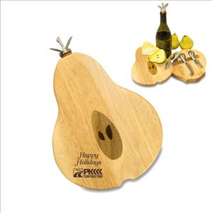 Pear Shaped Cheese Board - Laser Engraved - Personalized Engraved Gifts