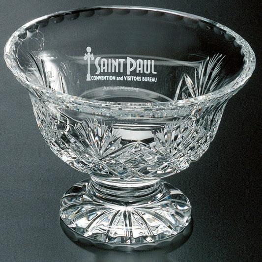 Personalized Cut Crystal Presentation Bowls ~ Desiree - Personalized Engraved Gifts