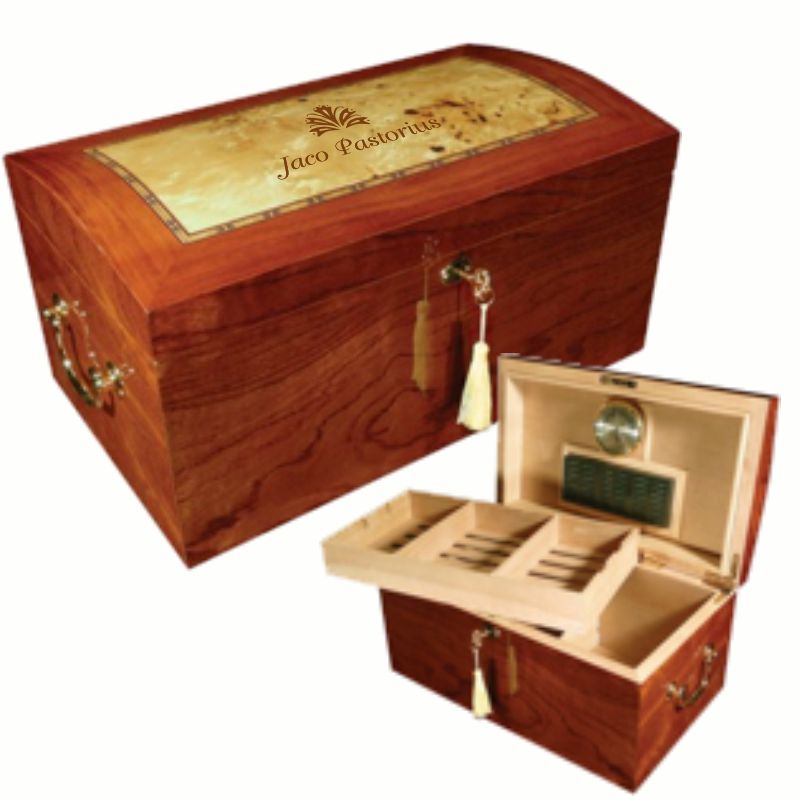 Personalized Humidors Large Domed Humidor - Personalized Engraved Gifts