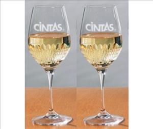 Personalized Crystal White Wine Glasses-Carlton - Personalized Engraved Gifts