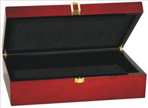 Engraved Piano Finish Wooden Gift Box - Personalized Engraved Gifts
